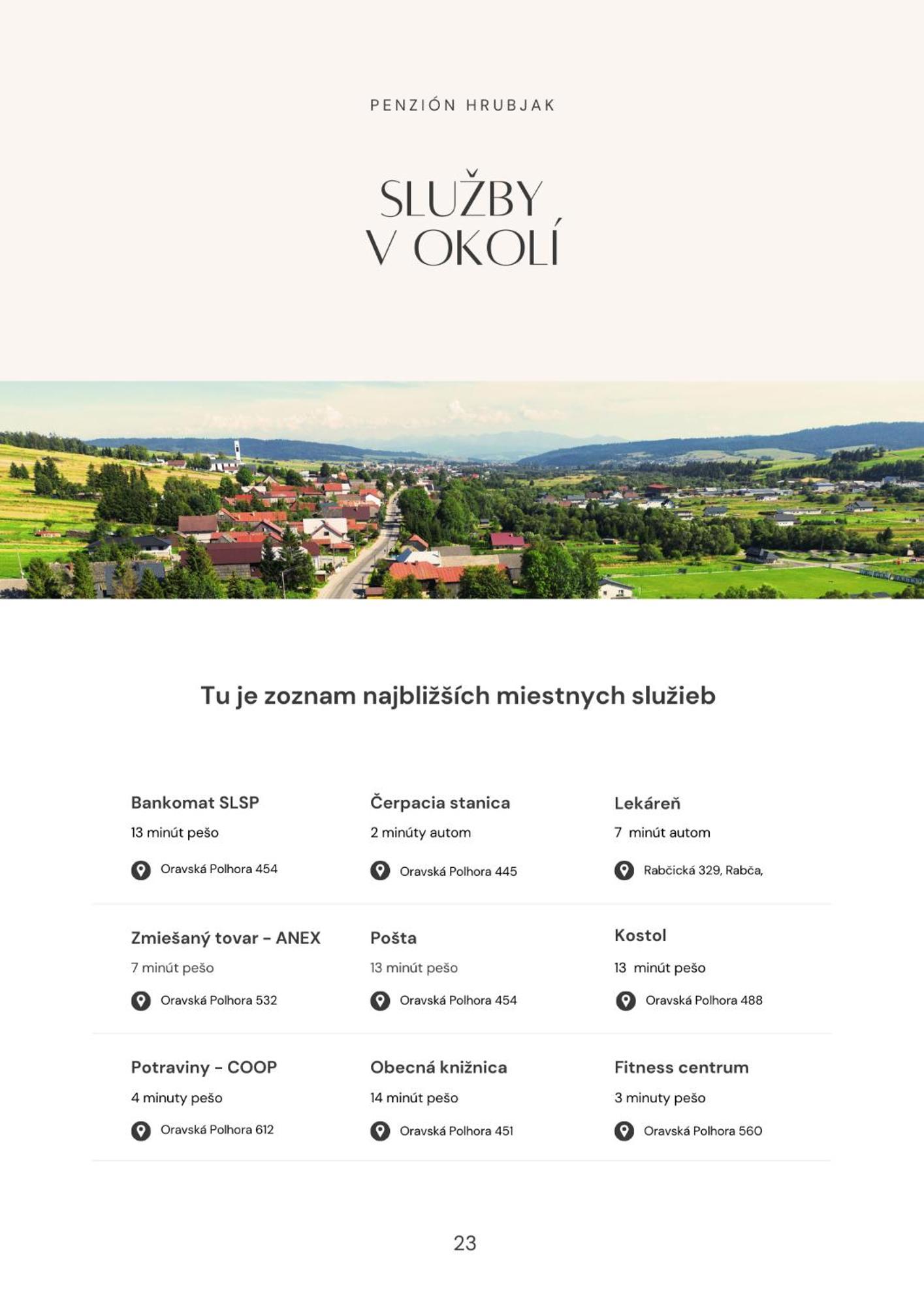Penzion Hrubjak Oravská Polhora エクステリア 写真